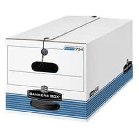 Fellowes FEL Stor-File Storage Boxes- Letter- 12in.x24in.x10in.- 12-CT- White FE463561